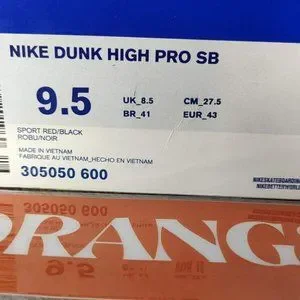 Nike | Shoes | Nike Sb Dunk High Red Devil 95 Worn Once  display picture 1